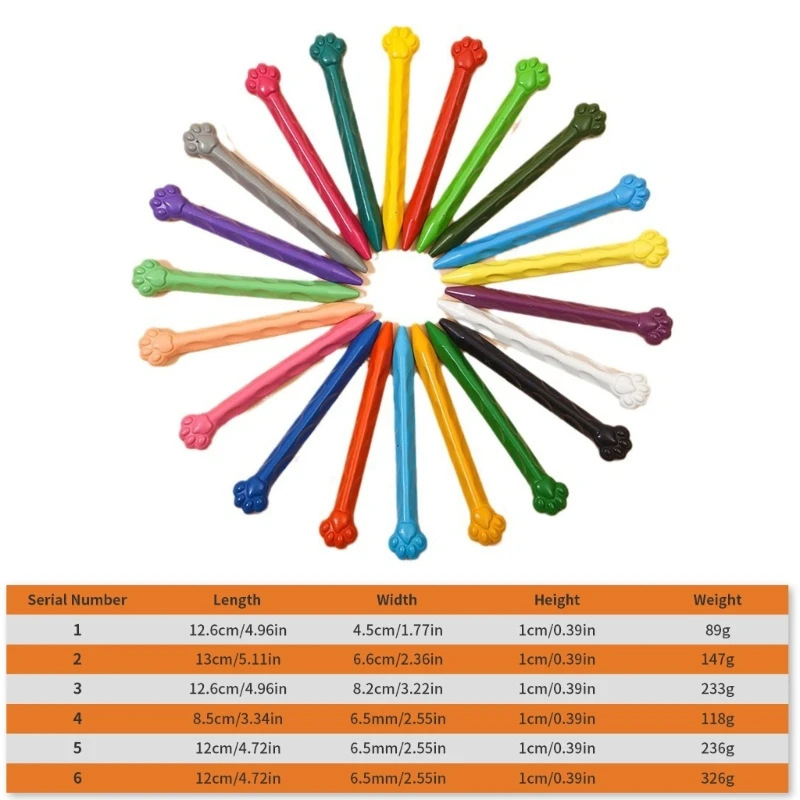 D0UA 12/24/36カラー幼児クレヨングリップが簡単なカラフルなクレヨンのためのカラフルなクレヨン