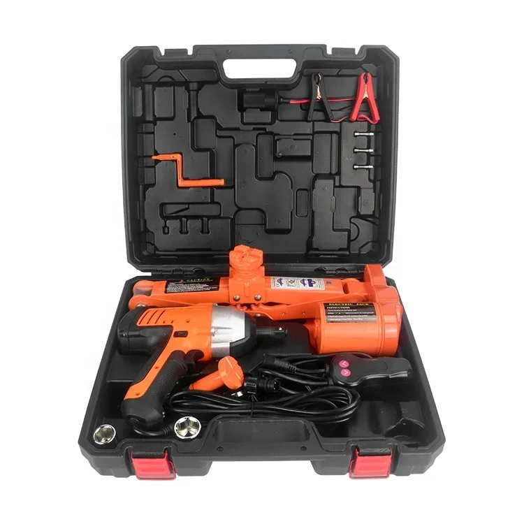 CE ROHS 2T 12V Proper Price Widely Used Load Orange Jack Wrench Set Macaco Hidrulico Car Jacks , Car Electric Jack