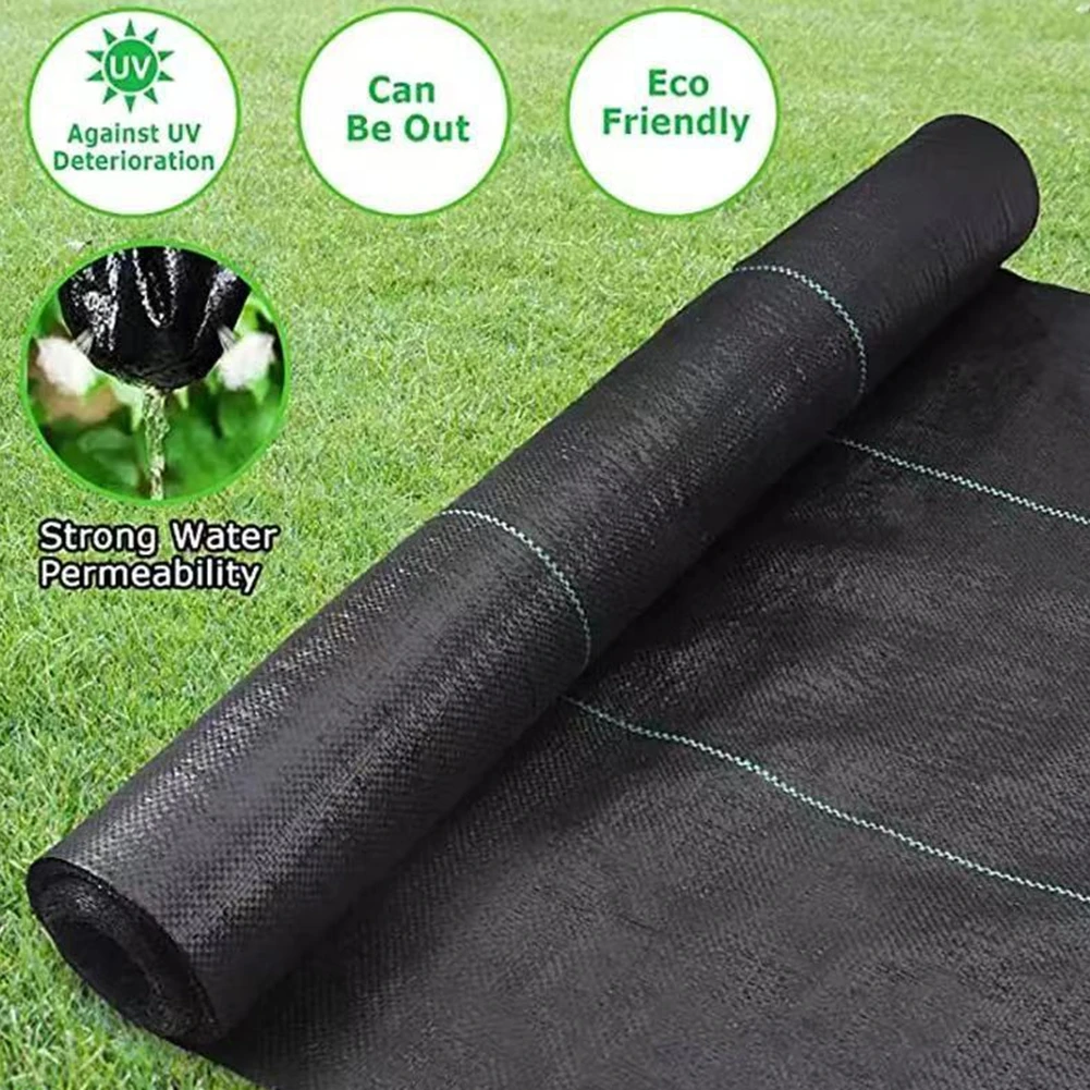 

Weed Barrier Landscape Fabric Heavy Duty Thicken Garden Blocker Fabric Weed Mats for Garden Beds, Underlayment, Commercial Drive