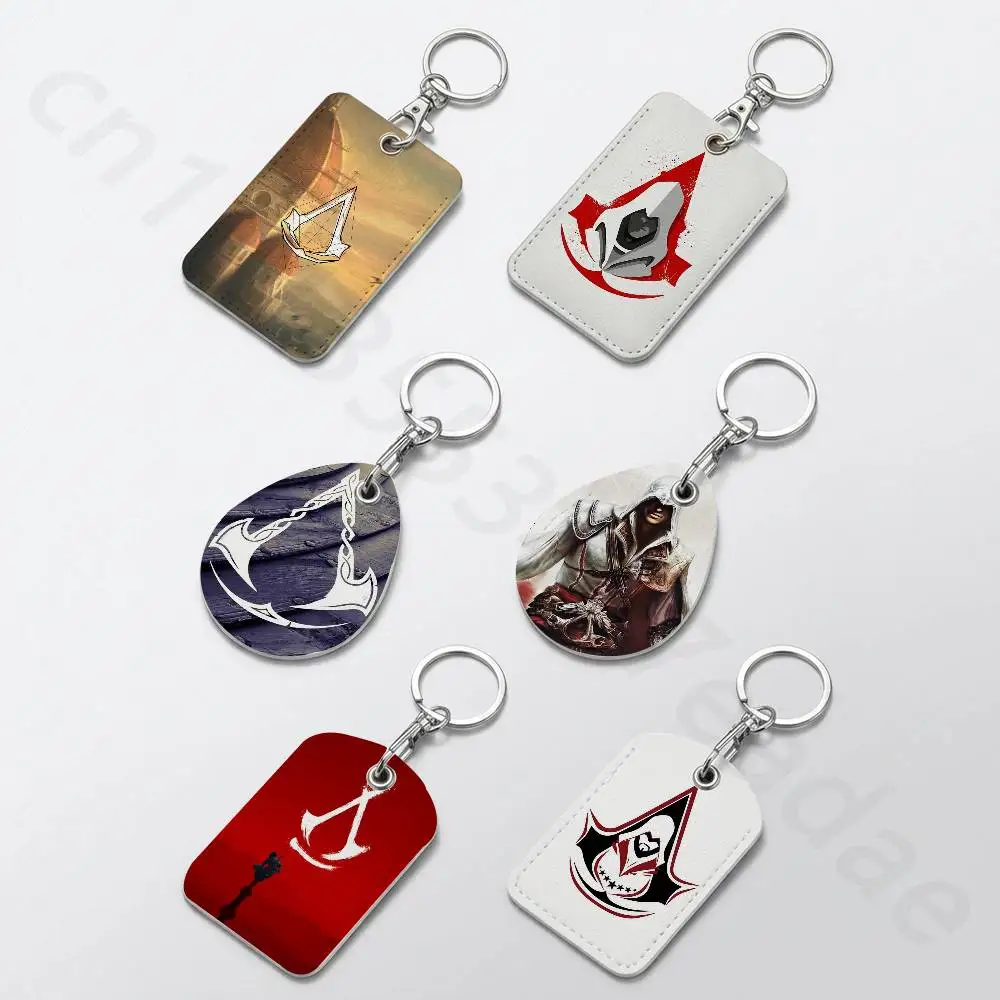 Game A-Assassins C-Creed Personalised Print Card Holder Suitable For Holder Girls Door Card Case Women Badge Holder Keychain