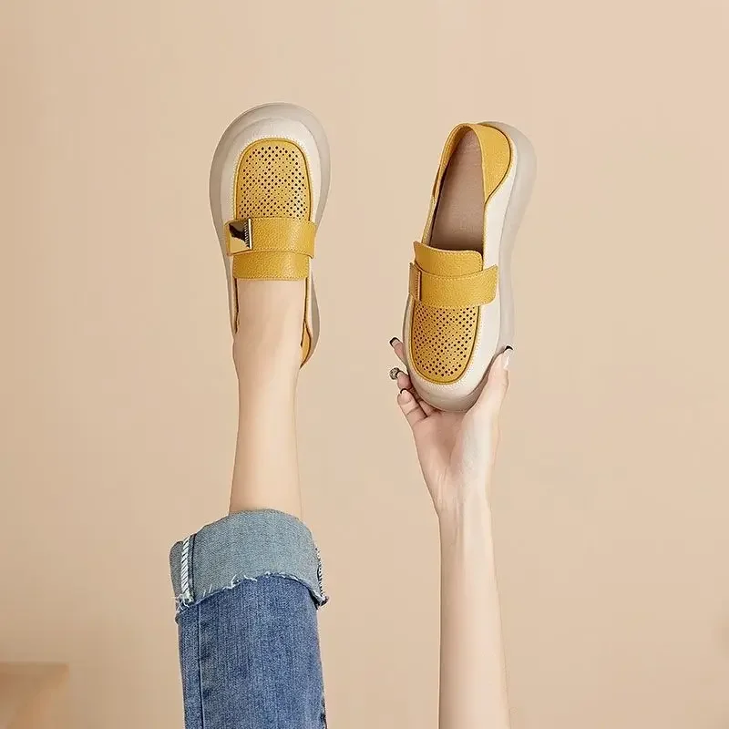 Woman Flats White L…