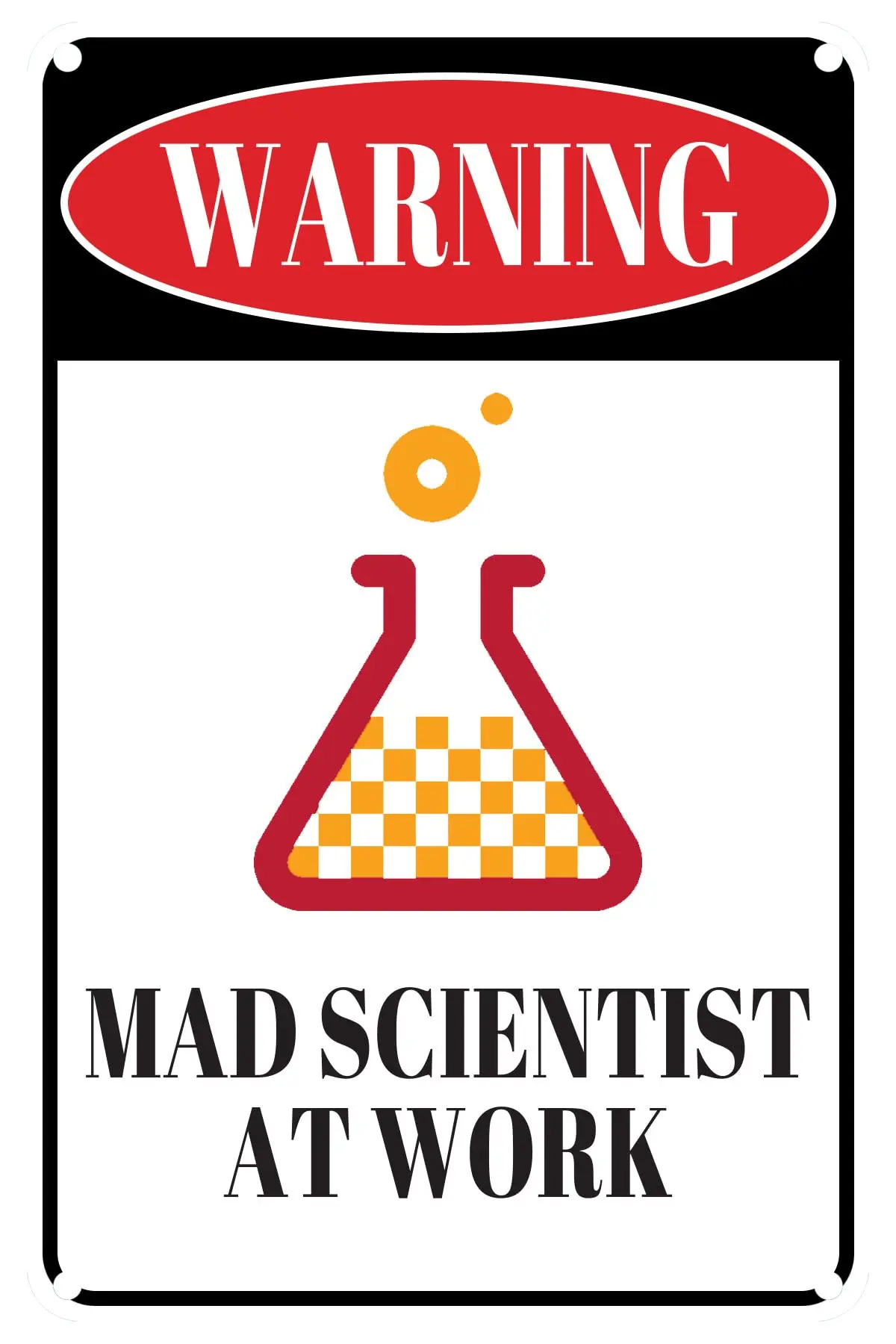 Science Teacher gifts, Wisesign Funny Chemistry Classroom Party Decor Mad Scientist Props Metal Signs 8x12 Inch sign sign sign