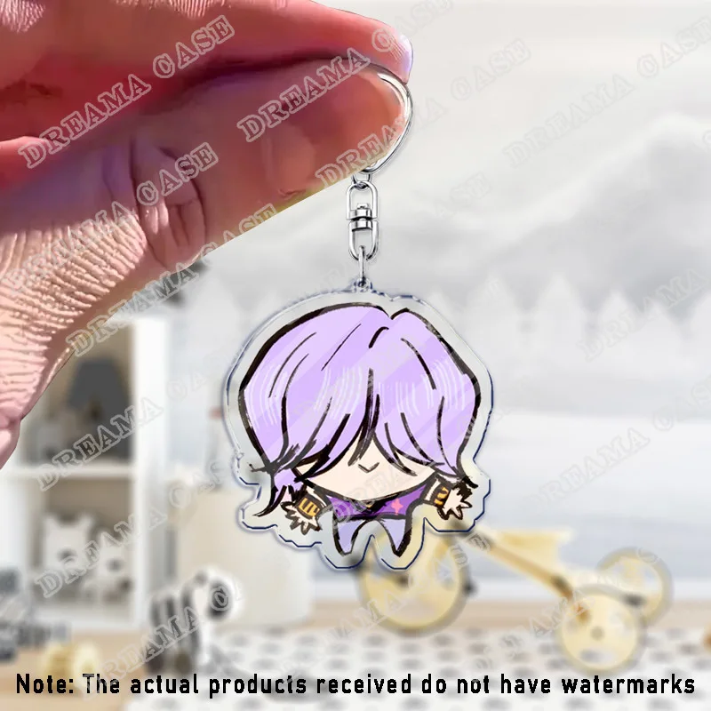 漫画 K-POP 悪魔ハンター Saja ボーイズアクリルキーホルダーリング両面キーチェーンジュエリーファン愛のギフト