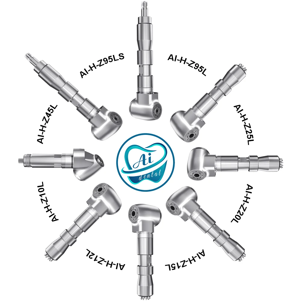 AI dental spare parts head and intermediate gear for all models of low-speed diagonal/implant/endodontic handpiece accessories