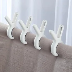 3pc Large Beach Towel Clips Plastic Strong Windproof Clothes Pegs Quilt Hanging Clip Reusable Non-slip Fixed Drying Clothespin