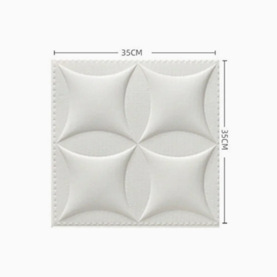 35*35cm Ceiling 3d Home Bedroom Decor Background Wallpaper 5-20pcs Peel Stick Waterproof Decoration Wall Stickers Anti-collision