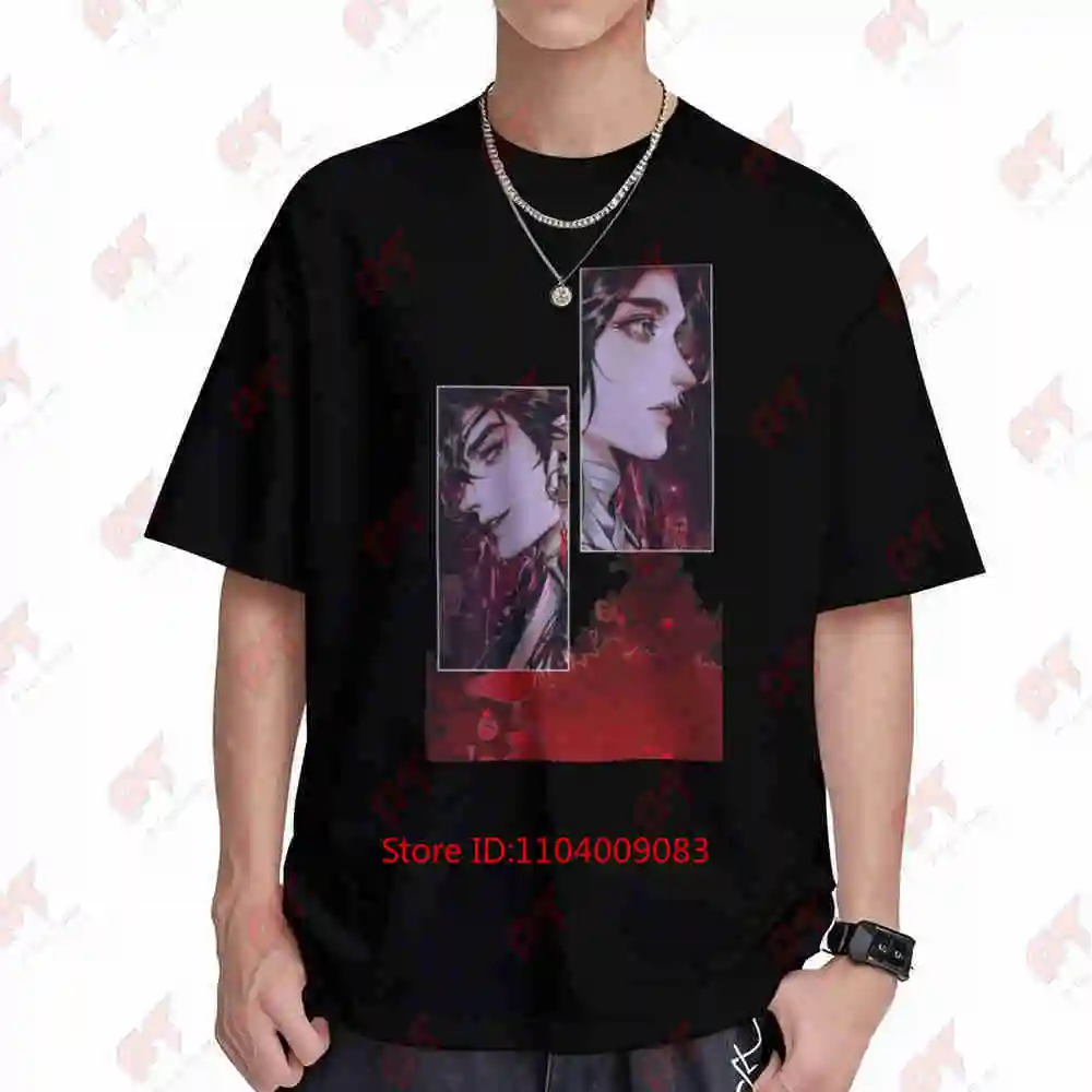 Anime Heaven Blessing Characters Short Sleeve Tee 100% Cotton T-Shirt