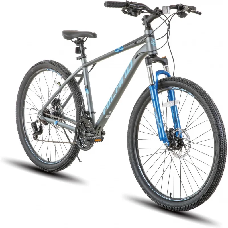 Aqhiland 27.5 inch mountain bike 21 speeds, lock-out suspension fork, aluminum 18 inch frame hydraulic disc-brake s MTB bike