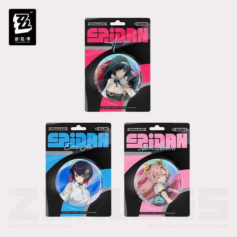

Official miHoYo Zenless Zone Zero Lidu Fashion Collection Tinplate Badge Anime Game Peripheral Clothing