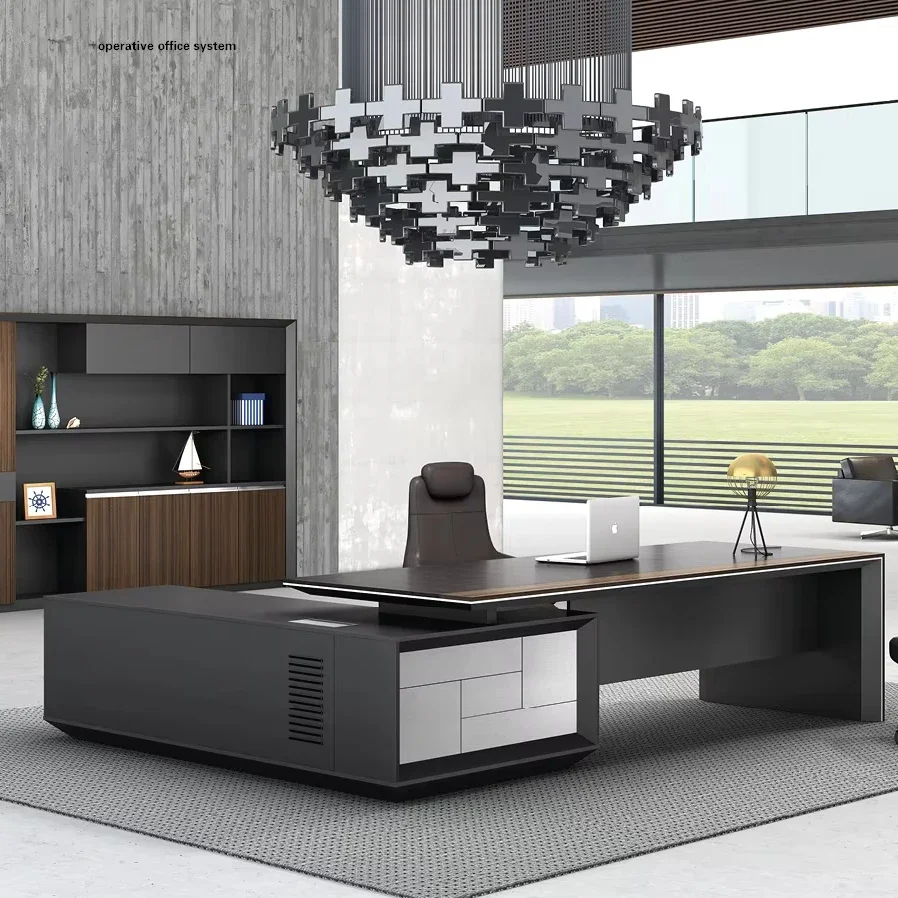 

A A Warranty Modern Design Commercial Furniture Table Wooden Managing Director Workspace Executive Office Desk