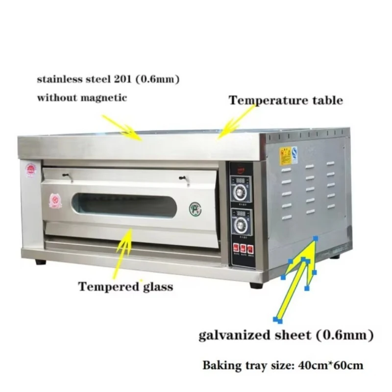 

Hot Sale Mini Single Deck One 2 Two Trays Electric Gas Electrical Oven for Bread Cake Baking Commercial Baking Equipment