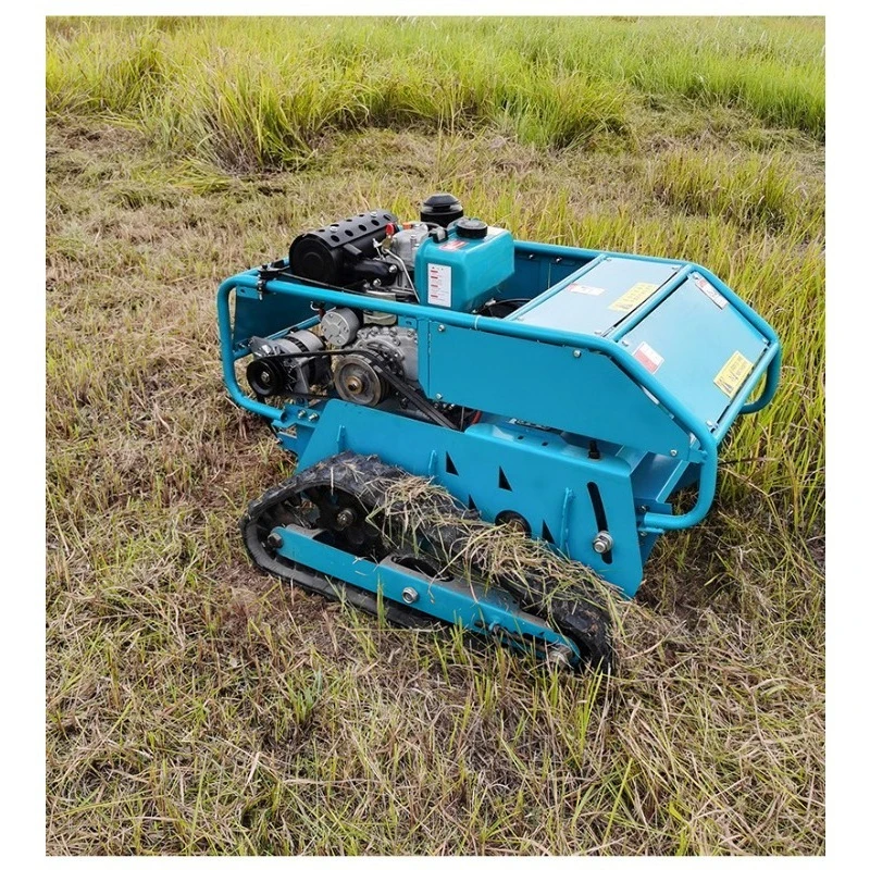 Automatic self-propelled remote control lawn mower, crawler all-terrain lawn mower, household lawn mower
