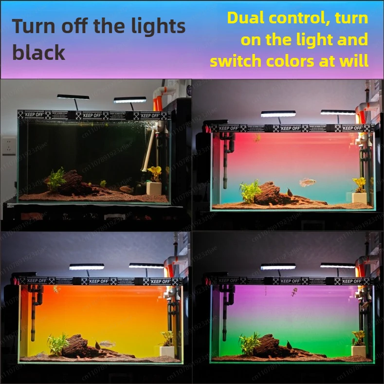 แผงไฟอะคริลิคสีดำสำหรับตกแต่งต - Aquarium Fish Light บทวิจารณ์และราคา
