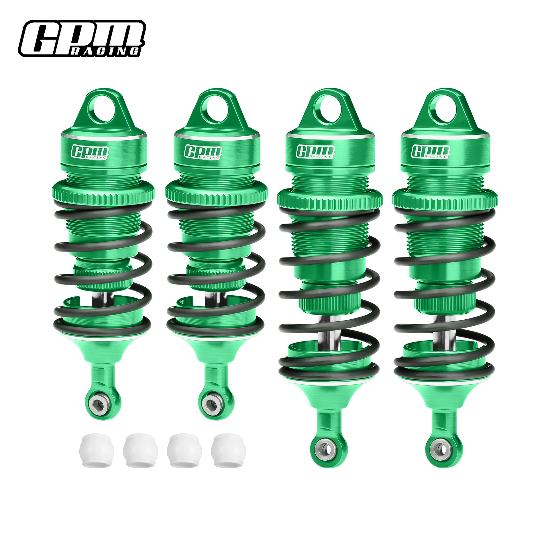 GPM ALUMINIUM 6061-T6 VOORSTE 78MM EN ACHTERSTE 88MM VERSTELBARE VEERDAMPERS MET 6MM AS VOOR ARRMA 1/7 LIMITLESS 8S / V2 / INFRACT