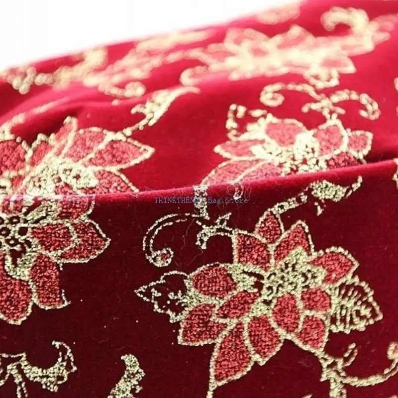 340D Embroidery Boat Hat for Woman Man Muslims Handmade Wedding Church Pray Hat