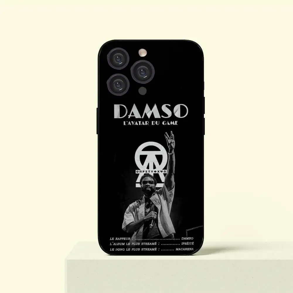 

Rapper D-Damso Phone Case For IPhone 16 16e Plus Pro MAX15 14 13 12 11 XSmax Soft Black Case