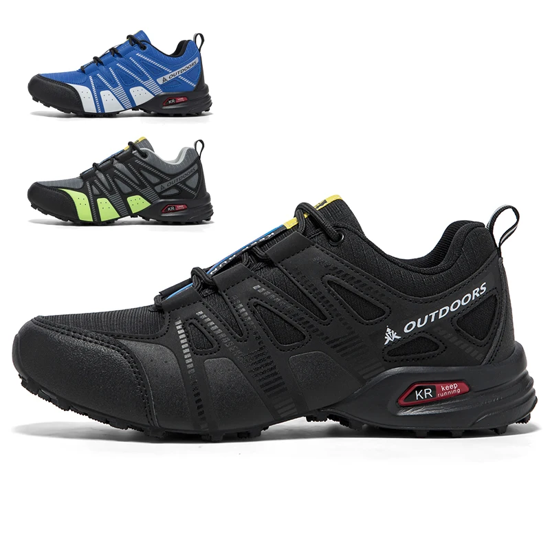 

Men‘s Waterproof Hiking Shoes Anti-slip Trail Running Outdoor Sneakers Wading Trainers Lace-up Climbing Shoes Trekking Sneakers