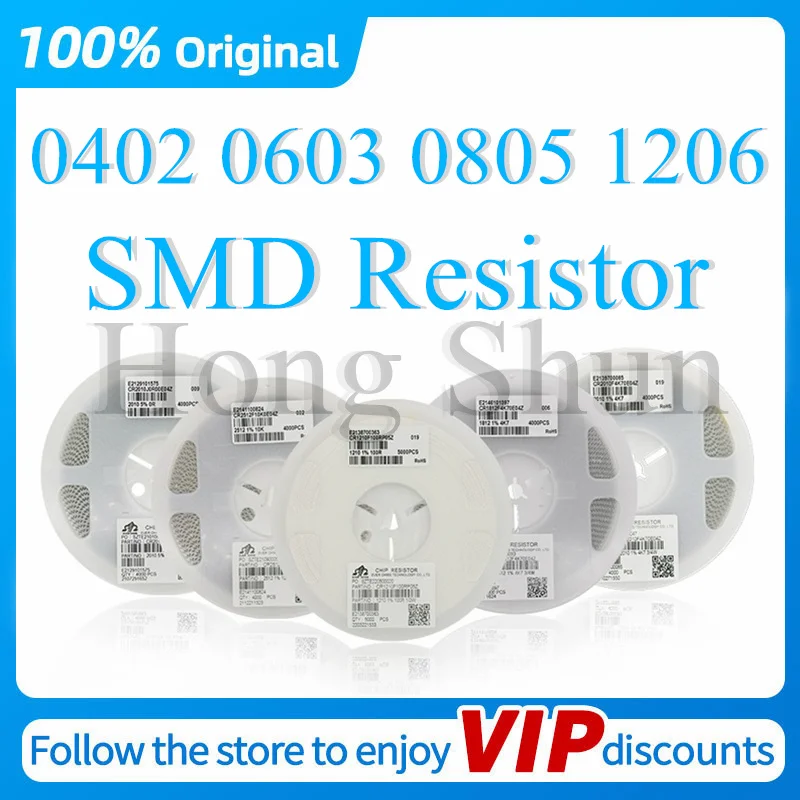 

NEW 0402 0603 0805 1206 1% SMD resistance.1 2 3 4.3 5.6 6.2 7.5 8.2 10 20 30 43 56 68 75 100 200 300 430 560 680 750K.2-820R