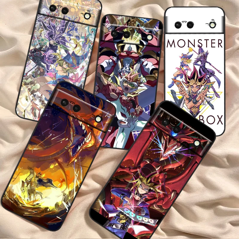 G-Game King Anime Fashion Cool For Google Pixel 8 7A 7 6A 6 5A 5 4 4A XL 5G Black Silicon Shockproof Shell Soft Phone Case