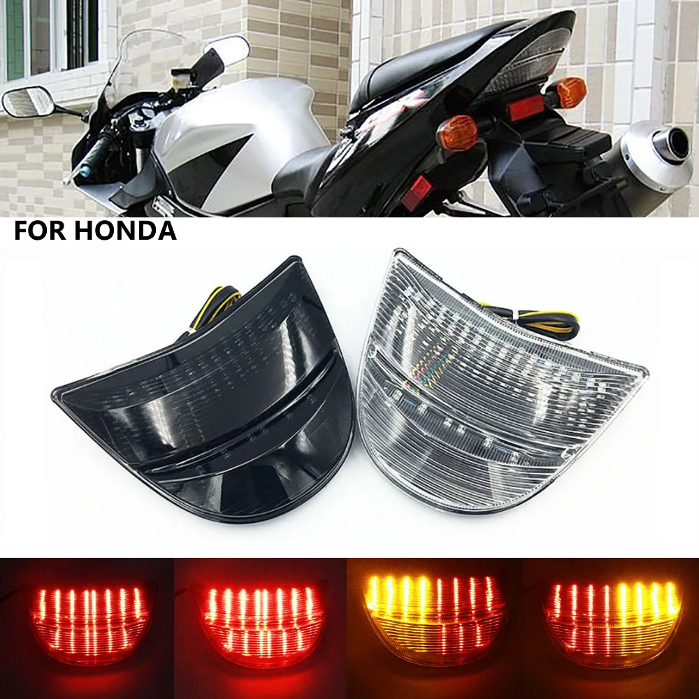 

Для Honda CBR 954 CBR954 CBR954RR 2002 2003 CBR900RR CBR900 мотоциклетные светодиодные задние указатели поворота, задние стоп-сигналы, встроенные лампы