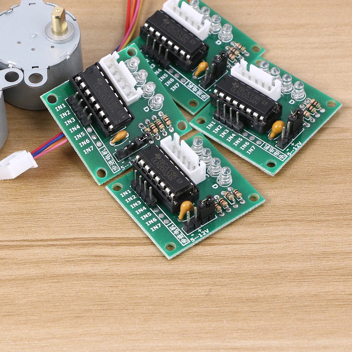 

4 set 5V Stepper Motor Uln2003 Driver Board Compatible Development Board Led Status Indicator 3D Printer Parts