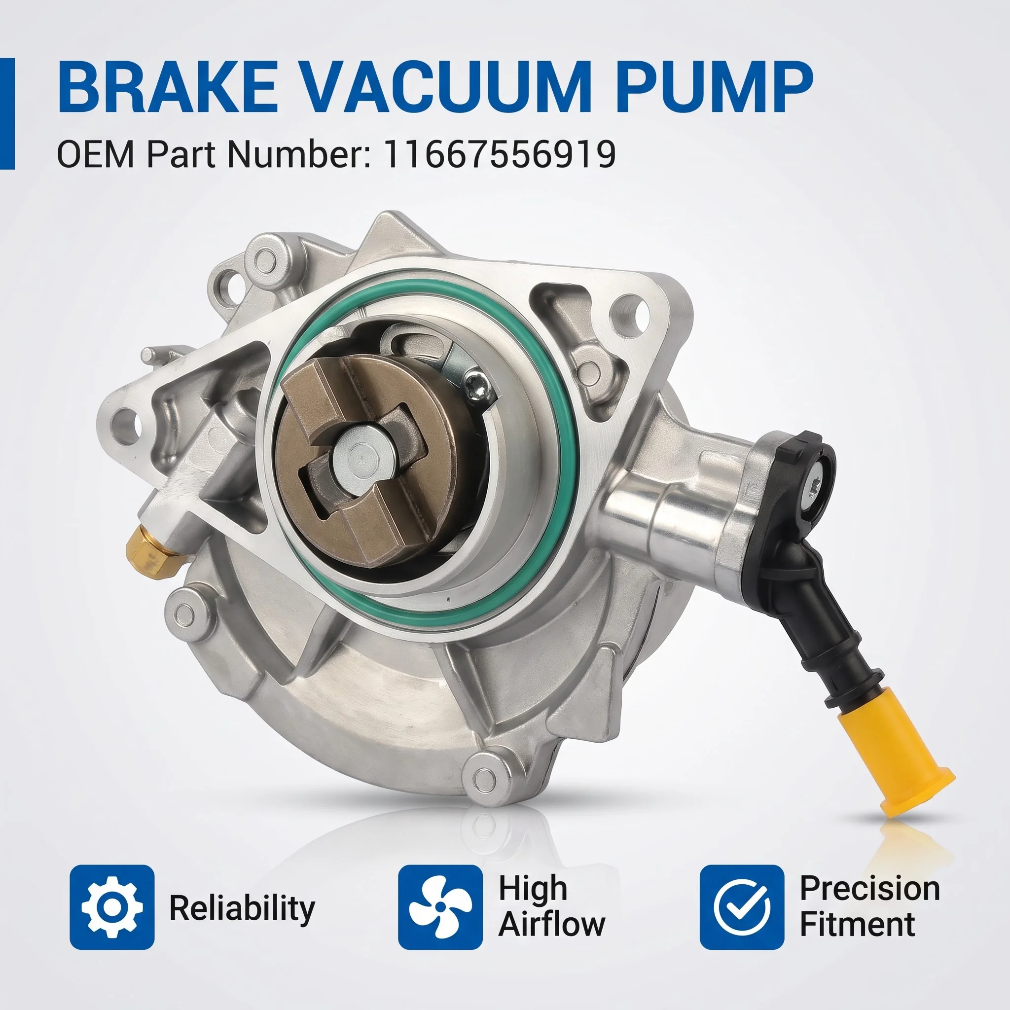 Brake Booster Vacuum Pump OE 11667556919 For MINI Cooper S R56 R57 R58 R59 1.6T