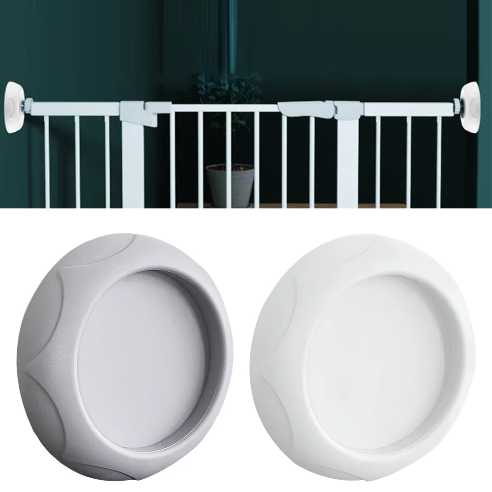 

Upgrade Your Home Protection 4 Pack of Gate Wall Protectors in Silicone with Easy Install and Anti Slip Features