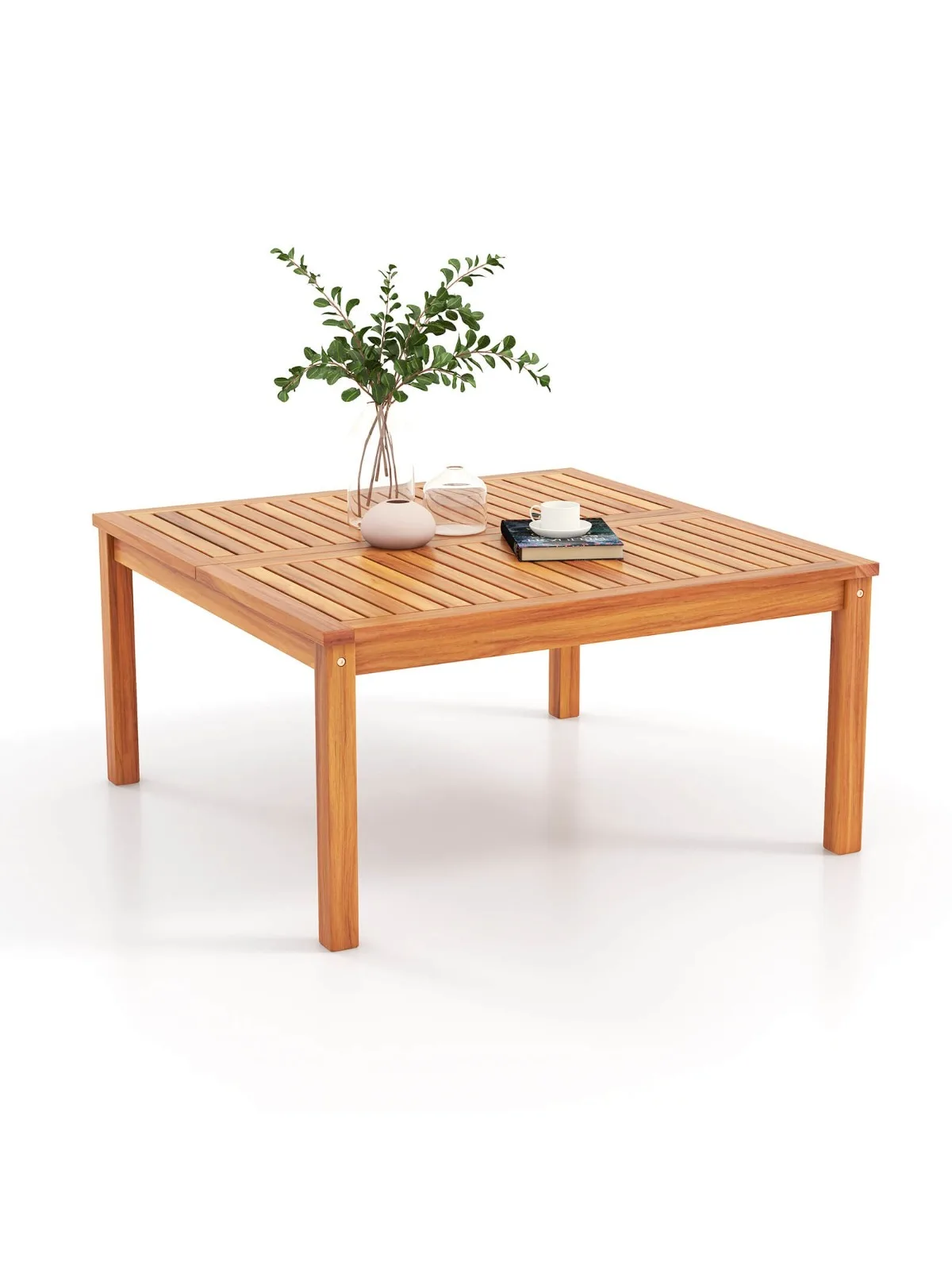 

Уличный кофейный столик с решетчатой столешницей, небольшой квадратный стол для патио