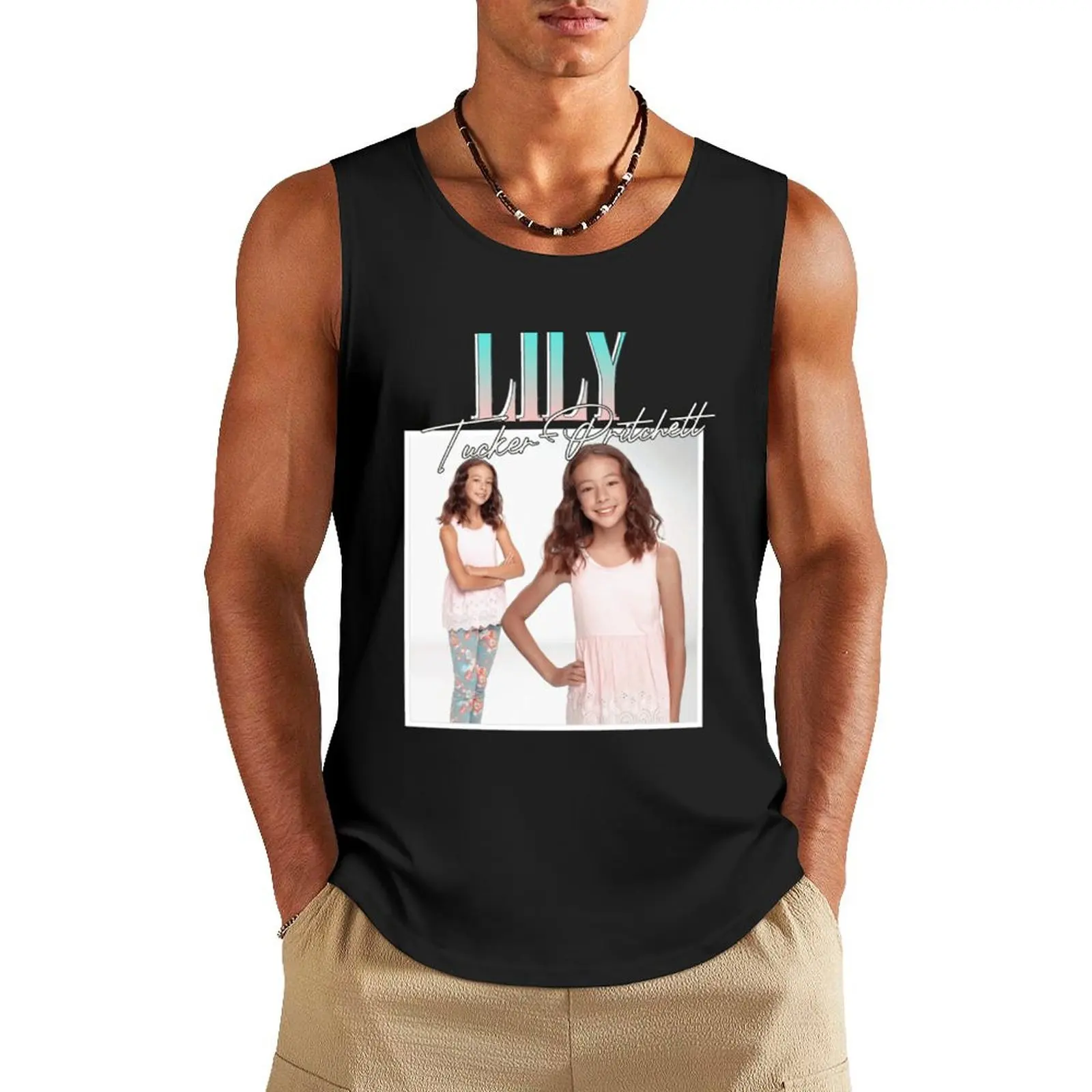 

Lily Tucker-Pritchett Tank Top Vest male cotton t-shirts man bodybuilding for men muscle t-shirt