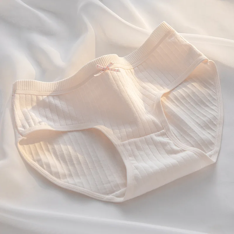 طفل أطفال بنات القطن الخالص 7A مضاد للجراثيم المنشعب الثلاثي بنطلون الأصفاد الملابس الداخلية ملابس داخلية قطنية الفتيات الملابس الداخلية الوردي #2