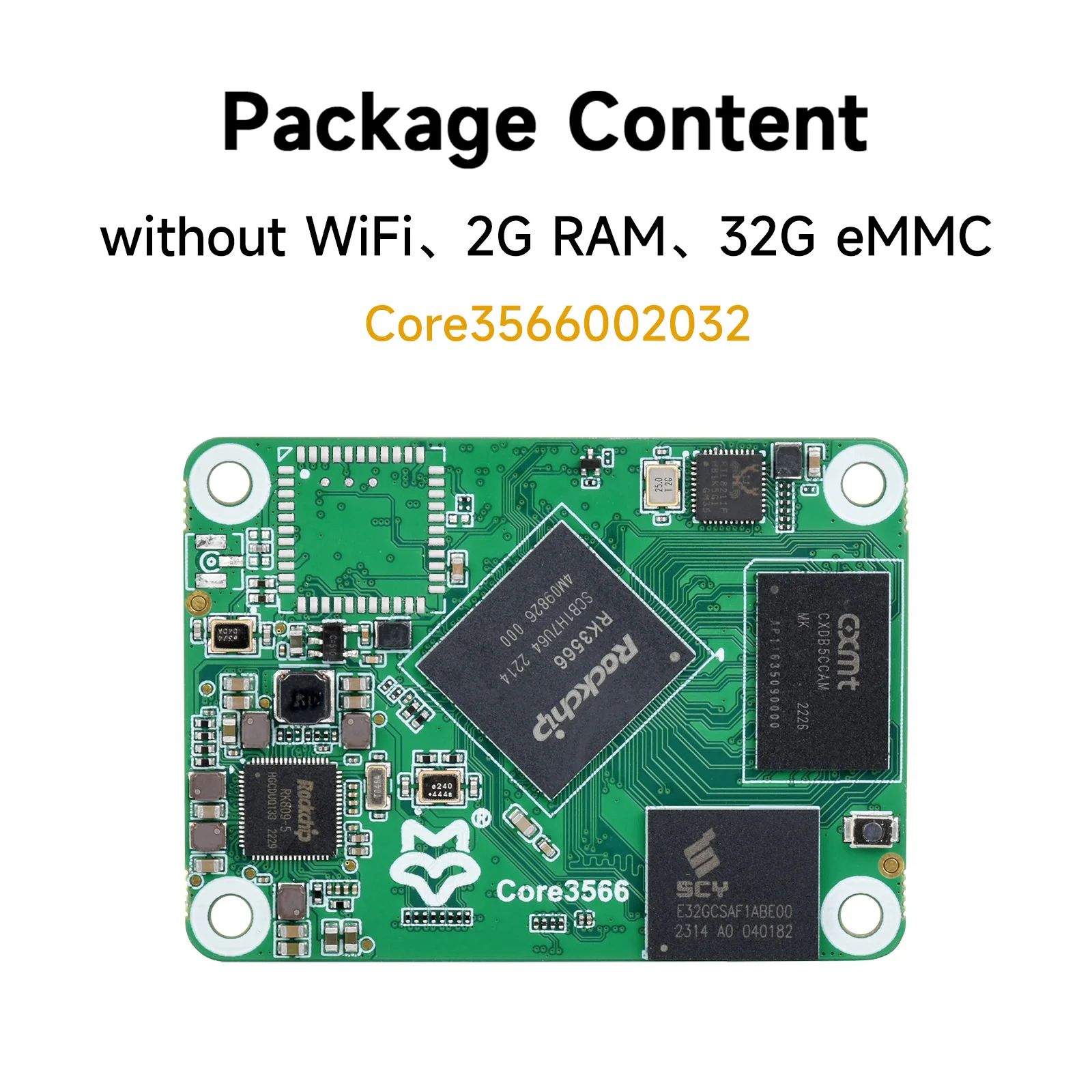 Imagem -04 - Waveshare Core3566 Módulo Kit Processador Quad-core Compatível com Raspberry pi Cm4 Rockchip Rk3566