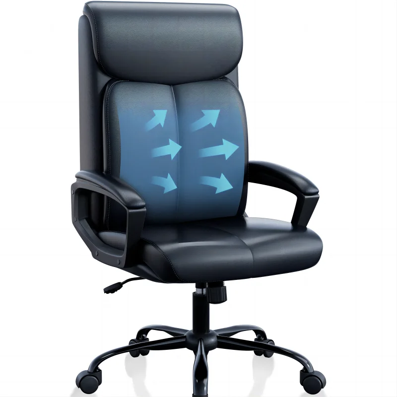 Asukale Ergonomic Office Chair, Desk Chair, Executive Chair, Office Chair, Pc Computer Chair, with Padded Armrest