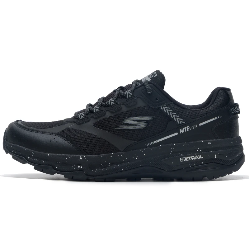 

Skechers Men's Shoes Sports Shoes Outdoor Training Shoes Plaid Lightweight Breathable Cushioning Wear-Resistant Low-Top Running Shoes 220790C-Bbk