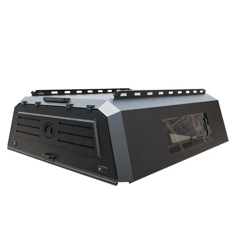 

Top quality Customized Truck Canopy for Sierra Lightweight Truck Cap Aluminum Smartcap High-quality Roll up Tonneau Cover