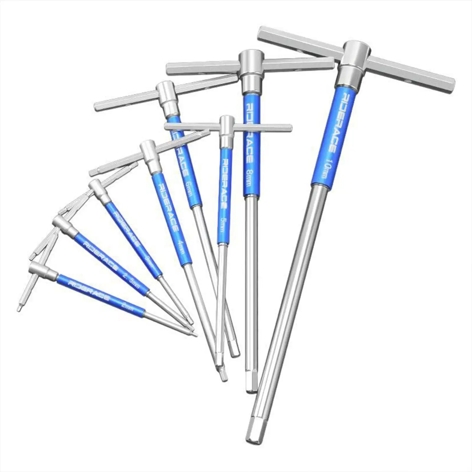 

Alloy Steel Hex Wrench Set with Sliding T Handle Multi Purpose Repair Tools for Bicycle and Home Use
