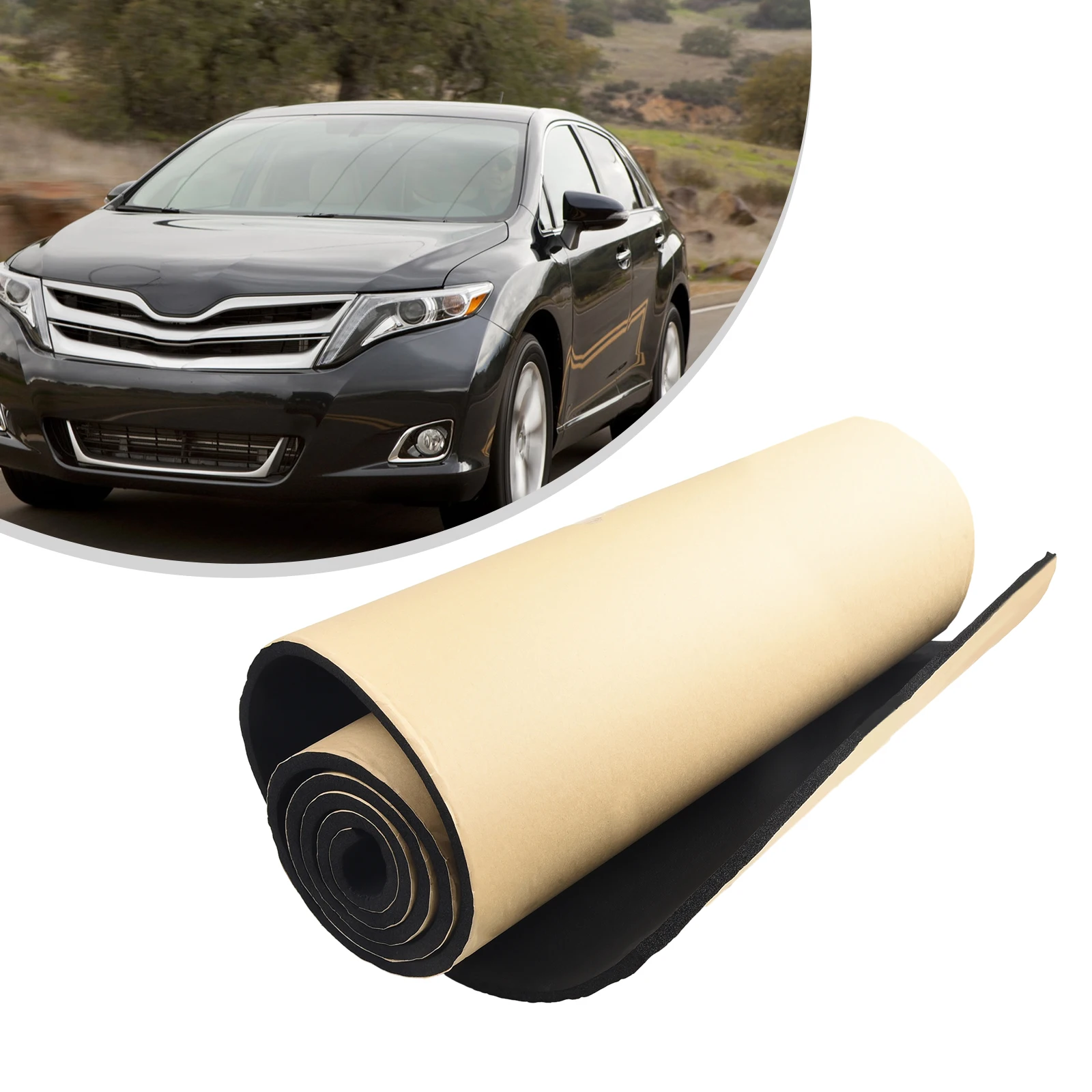 Foam Noise Insulation -40°C To +100°C 50cm X 200cm X8mm Flame Retardant For Use Within Vehicle Interior And Exterior