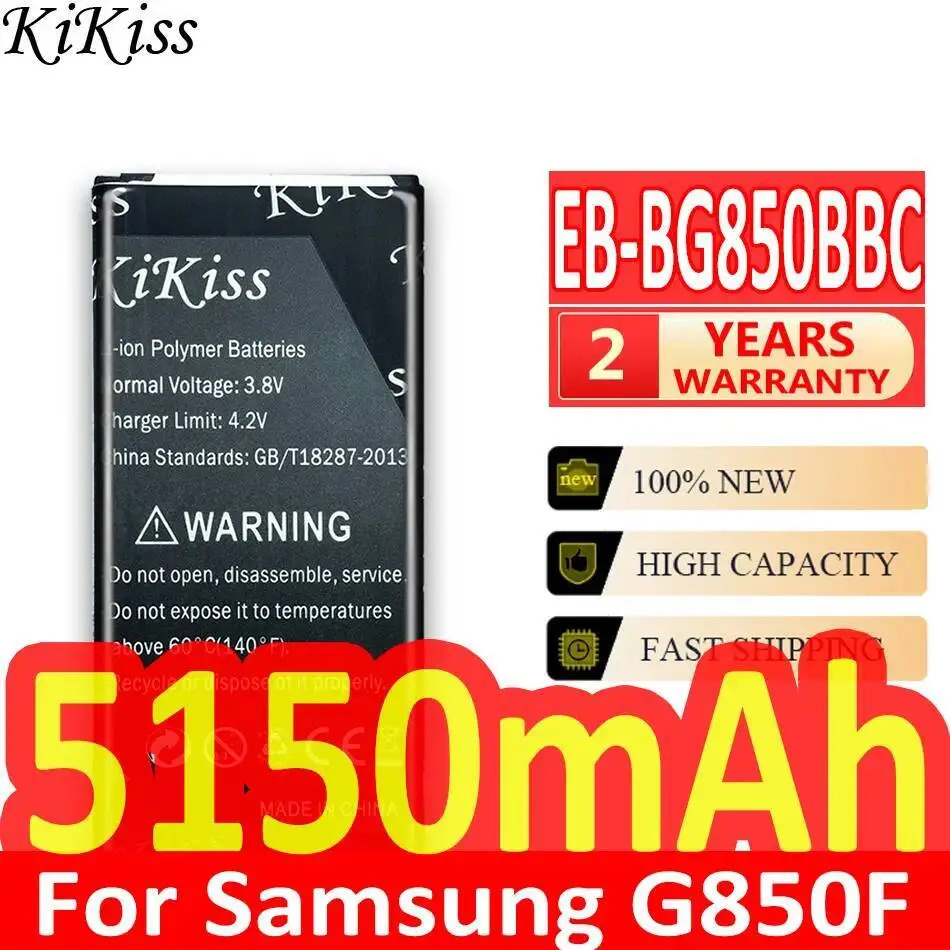 

Mobile Phone Battery EB-BG850BBC 5150Mah For Samsung Galaxy Alpha G850F G8508S G8509V G850 G8508 G850T G850V G850M EB BG850BBC