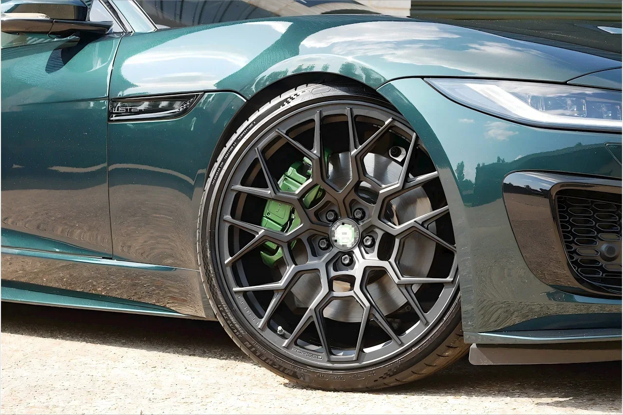 High Quality 19x9 19x10 Matt Black 5x108 Forged Rim Wheels for Jaguar Car Rim