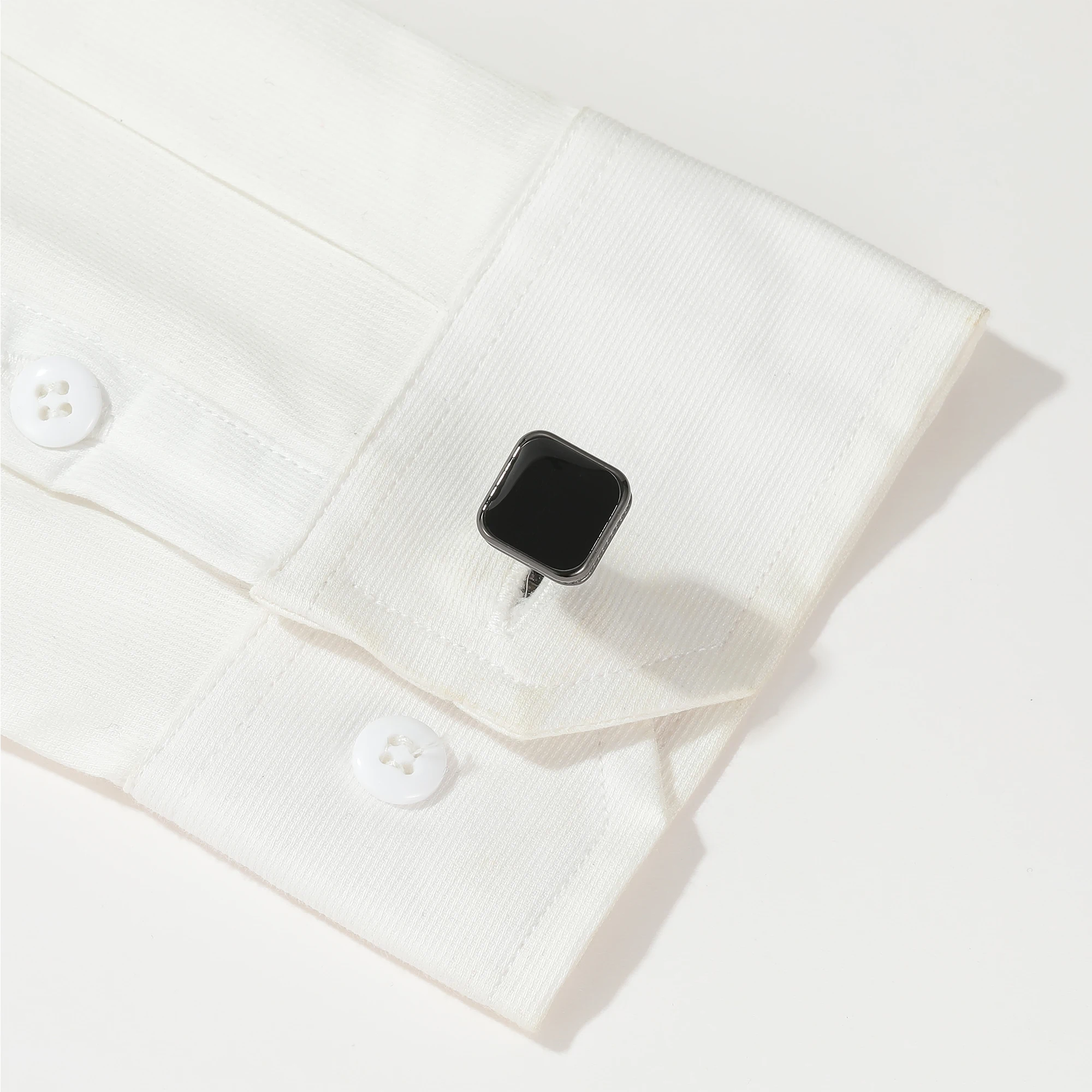 Cufflinks for Men TOMYE XK20S056 Classic Brief Fashion Square Buttons Formal Casual Dress Shirt Cuff Links Wedding Gifts
