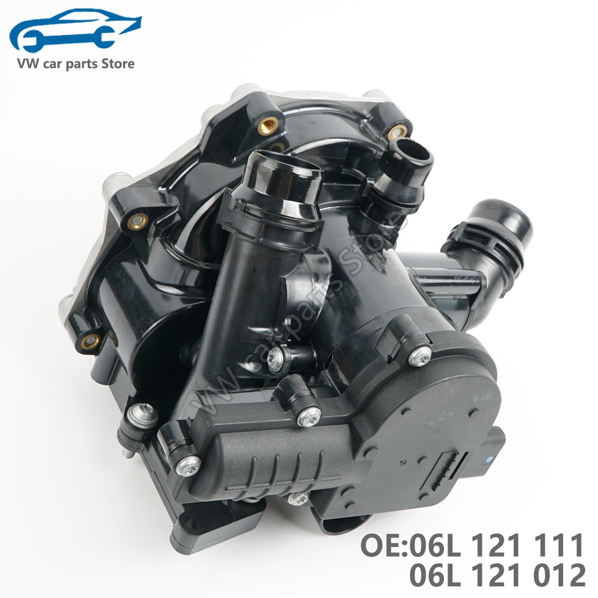 06L121111H EA888 GEN3 Engine Water Pump Thermostat For Audi A3 A4 A5 A6 A7 Q5 VW Golf MK7 Passat B8 Sharan 2.0TSI 06L 121 012 A view 4