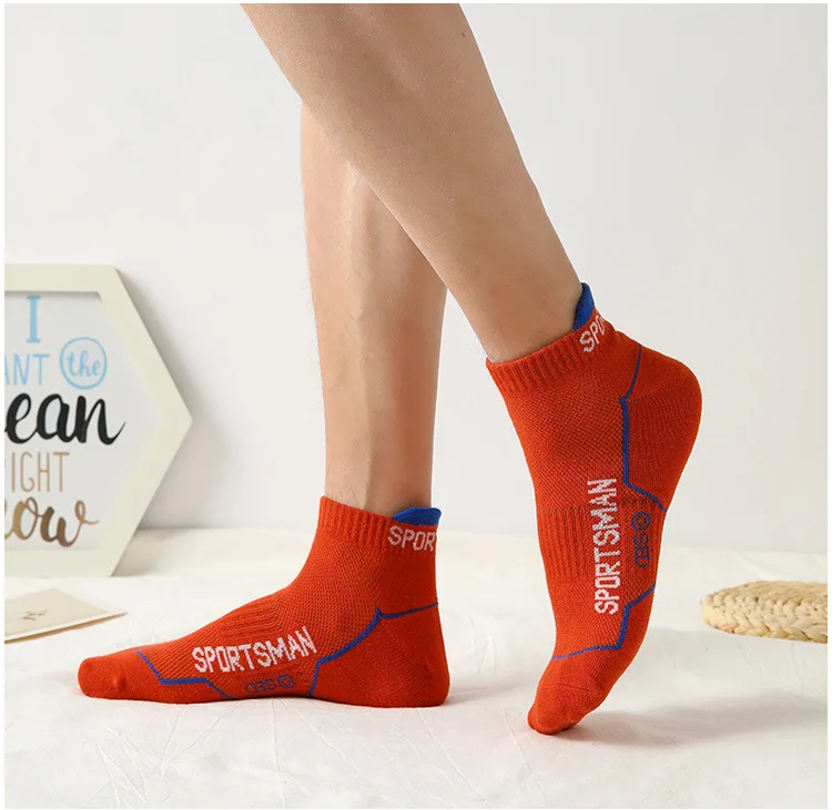 6 Paar Socken für Herren, kurze Socken, schweißabsorbierend und geruchsdicht, Basketballsocken, Laufsportsocken, atmungsaktive Mesh-Herrensocken – Detail 14