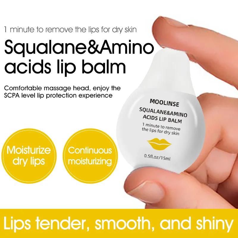 Squalane Amino Acid Lip Balm Removing Dead Skin Nourishing Lip Cream Moisturizing Lips Moisturizing Lip Mask Cosmetics Makeup