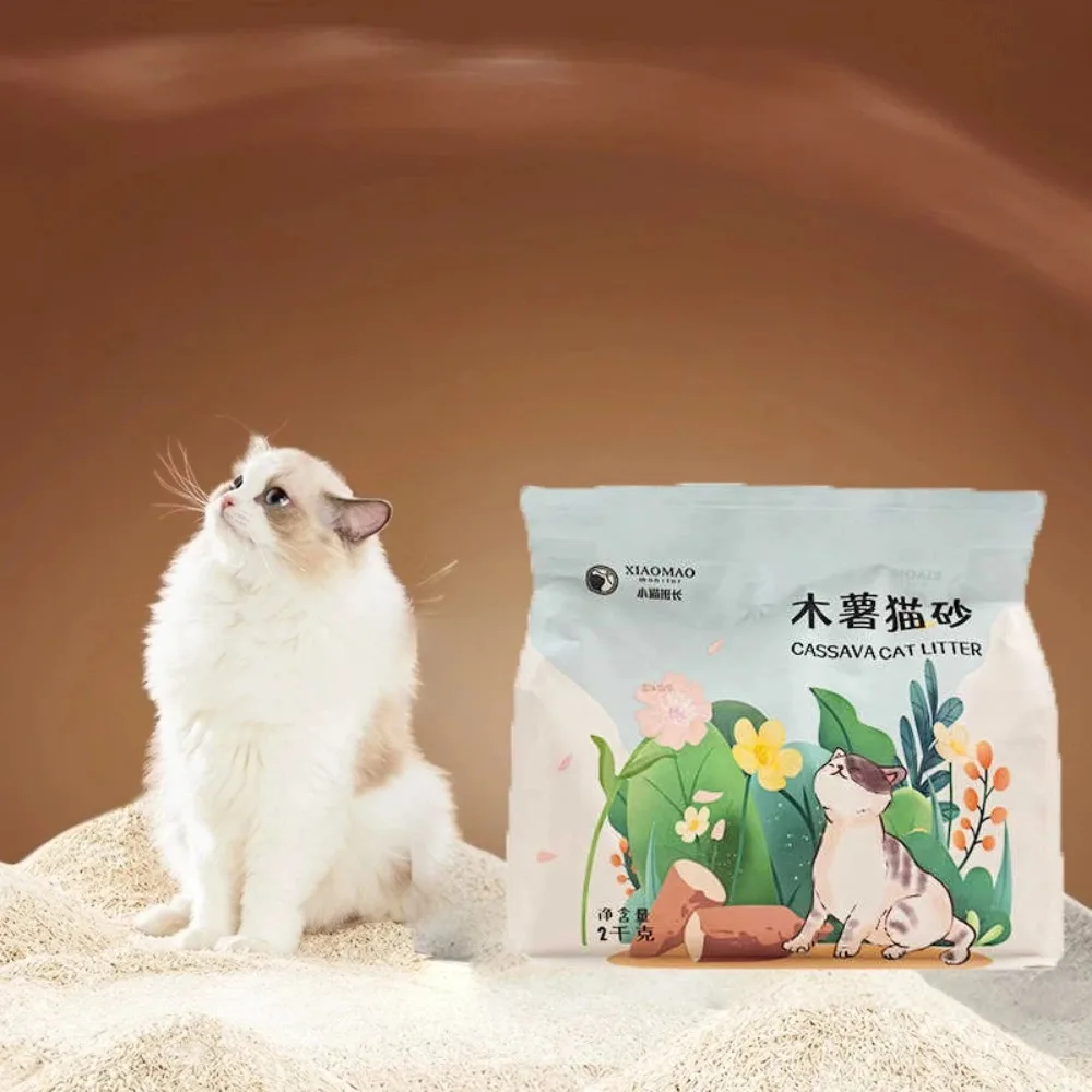 3-second Water Absorption, Chinese Cat to Bathroom, Cassava Cat  Biodegradable Cassava Cat