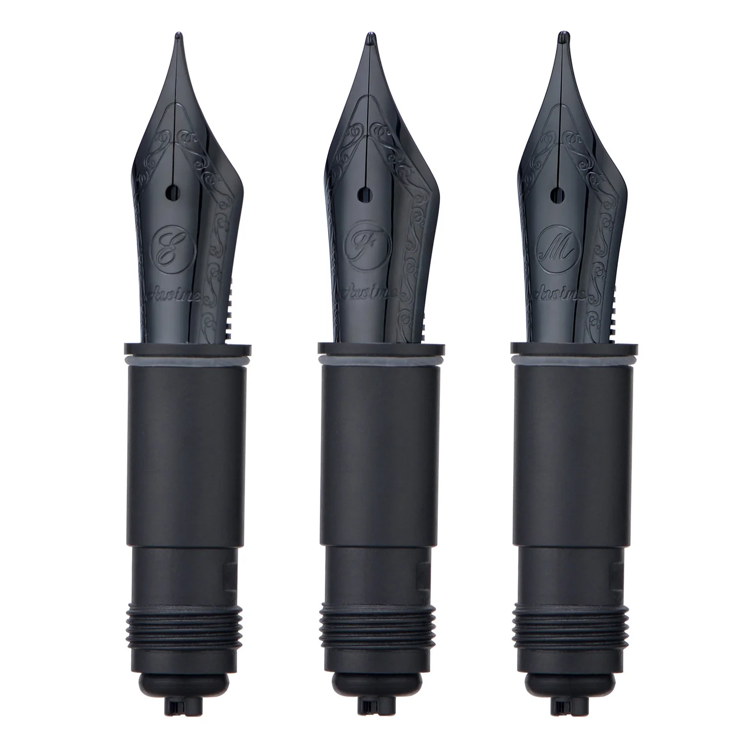 3 PCS Asvine Fountain Pen Nib Replaced Nib for Asvine P36 P50 P80 V200, EF/F/Medium Size