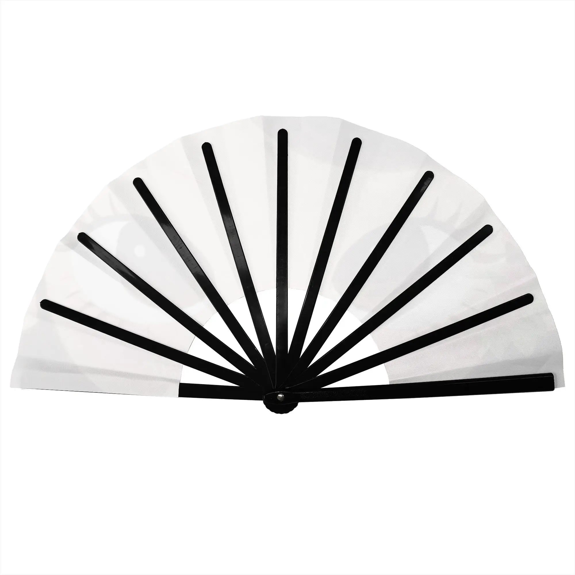 Custom Big Eyes Girl Comic Promotional Gift Hand Fan Party  Durable Folding Fans Novelty Bulk Pack Fan