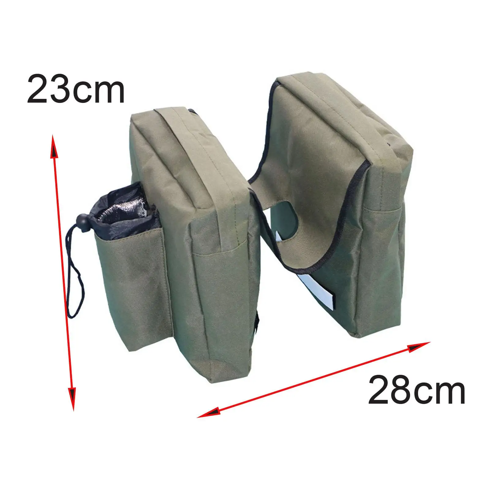 Generic ATV Tank Bag حقيبة تخزين سهلة التركيب، ملحقات حقيبة السرج للدراجات النارية على الجليد والدراجات النارية