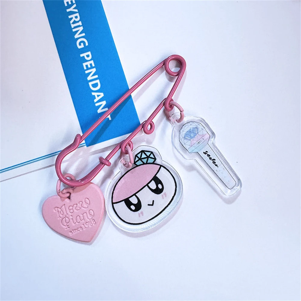 KPOP ST MINITEEN Three Piece Cartoon Brooch HOSHI DK JOSHUA S.COUPS WOOZI Cute Acrylic Pendant Pin Bag Accessories Fans Collect