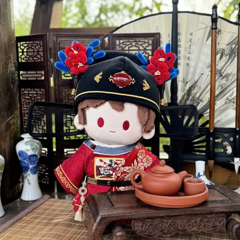 فستان دمية قطن 20 سم، فستان دمية "المدرس الأعلى" على الطراز الصيني، مجموعة استبدال الدمية على الطراز الصيني، مجموعة رائعة، بدون سمات