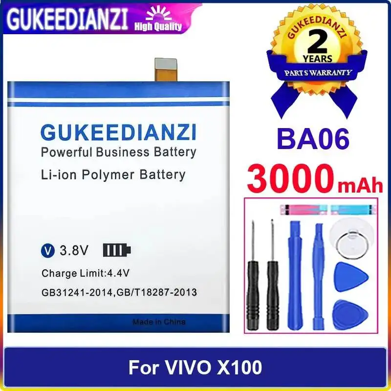 

3000Mah For Vivo X100 Mobile Phone Battery Durable Long-Lasting Performance BA06