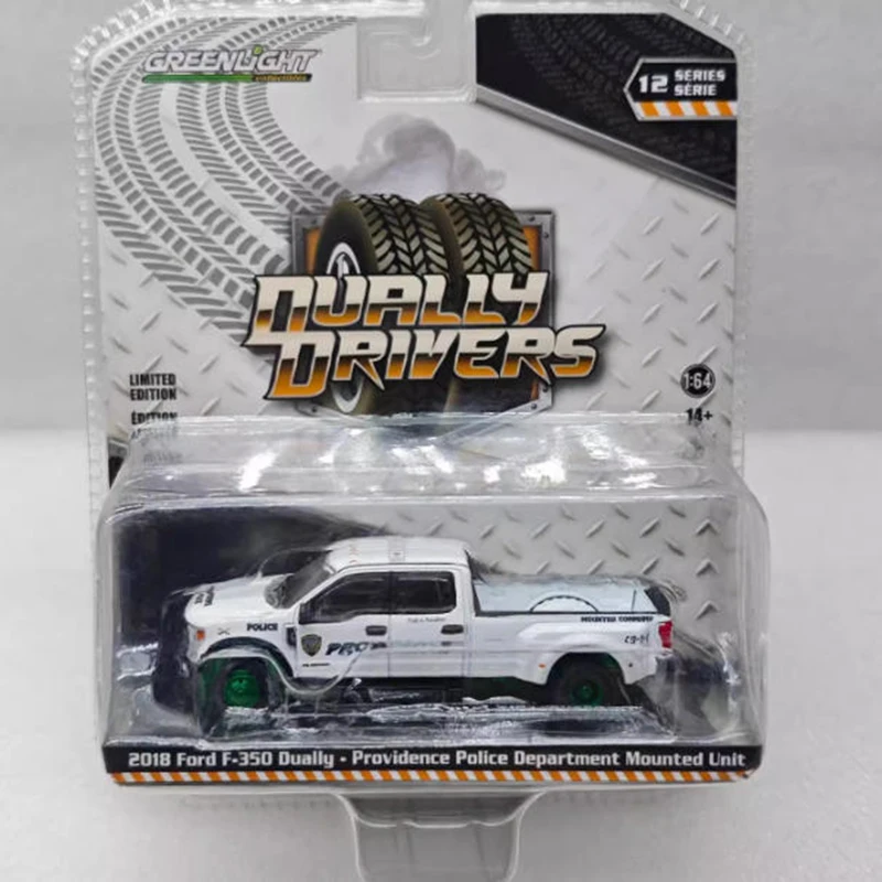 

GreenLight 1:64 Scale 2018 Ford F-350 Green machine Alloy Simulation Car Model Collection Display Ornament Toy Gift